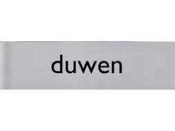 Infobord pictogram duwen 165x44mm