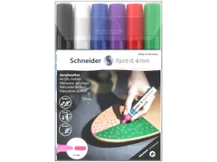 Acrylmarker Schneider Paint-It 320 4mm etui 6st.