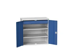universele kast,HxBxD 1000x1050x550mm,2xStalen bodem,1lade(n)