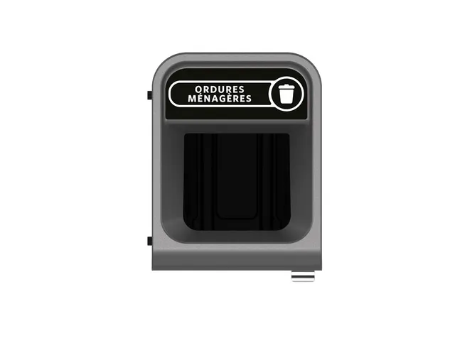 Configure Recyclingstation Ordures Menageres 57 Liter Antraciet Zwart