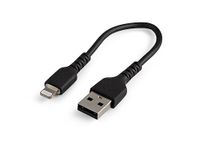 Premium USB-C naar Lightning Kabel 15cm Zwart