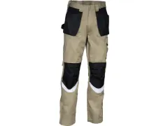 Cofra Bricklayer werkbroek, kakigroen/zwart, maat 52, per stuk