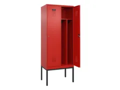 locker voor scheiding van kleding,HxBxD 2120x800x500mm,2vak