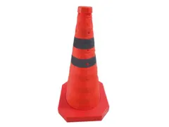 vouwpylon,HxB 450x250mm,ABS,oranje