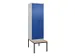 locker voor scheiding van kleding,HxBxD 2120x600x815mm,2vak