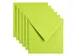 Envelop Papicolor 140x140mm appelgroen pak à 6 stuks