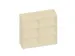 kantoorstelling,HxBxD 1150x1200x430mm,decor romp esdoorn