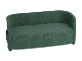 sofa,2-zits,stof turkoois,HxBxD 760x1570x760mm,2zijvakken - 1