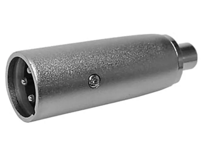 3P Xlr Plug Mannelijk Naar Vrouwelijke Rca Plug