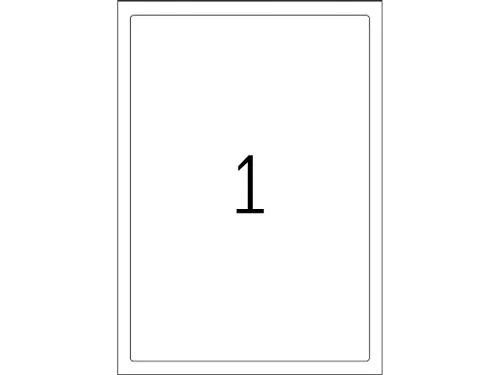 HERMA 8334 Weerbestendige folie-etiketten A4 190x275mm Wit 25 stuks