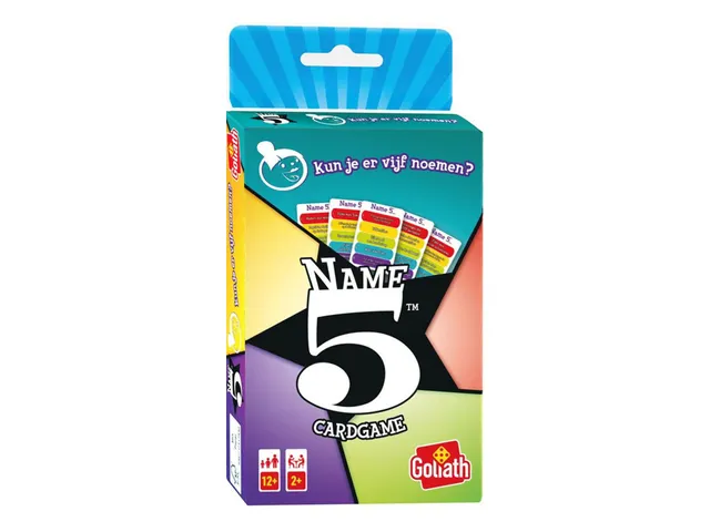 Goliath Name 5 Kaartspel pocket editie 12+