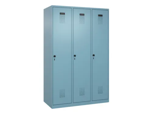 locker voor scheiding van kleding,HxBxD 1850x1200x500mm,3vak