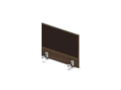 opzetpaneel v. bureau aanbouw zijkant 600mm Bruin Hickory BN2036-bruin