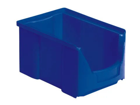 Zichtbak Hxbxd 125x145x230/196mm Pe Blauw