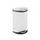 Pedaalemmer Shell Bin 50 Liter Wit mat RVS