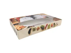 Bon Appetit cateringdoos met venster 460x310x80 mm wit 10 stuks