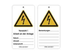 Onderhoudshanger M. Veiligheidsmarkering