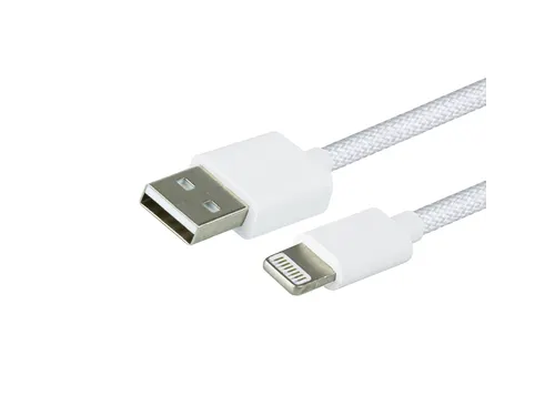 Kabel Green Mouse USB-A naar Lightning data Woven 1m