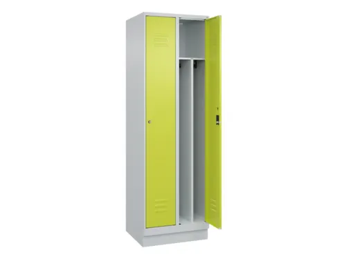 locker voor scheiding van kleding,HxBxD 1950x600x500mm,2vak