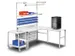 aanbouwelement voor montagetafel HxBxD 650-900x1200x700mm hoek