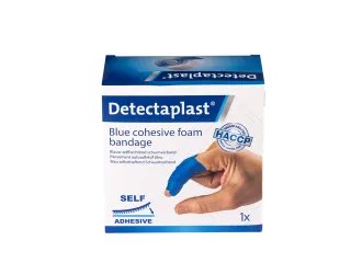 Foamverband blauw Detectaplast 6cmx4,5m - 3