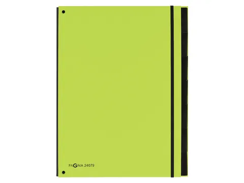 Sorteermap Pagna Trend 7 vaks A4 Pp Appelgroen
