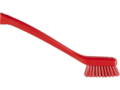 Vikan Hygiene smalle borstel Rood lange steel