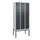 Z-garderobekast,HxBxD 2120x900x500mm,vak B 150/300mm,draaigrendel