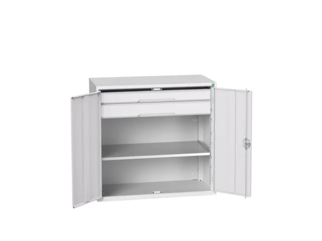 universele kast,HxBxD 1000x1050x550mm,1xStalen bodem,2lade(n)