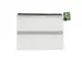 Trousse Foldersys A4 EVA transp sans PVC 4 comp fermeture éclair noir