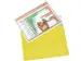 zichtpaneel,DIN A4,liggend,geel,achterzijde magnetisch