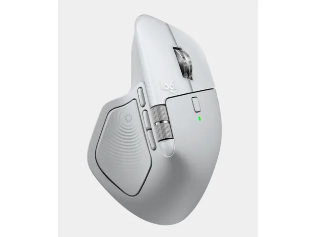 Logitech MX Master 4 draadloze muis 8 knoppen rechts Bluetooth grijs