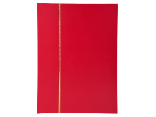 Postzegelalbum 32bl 22 ,5x30,5cm rood