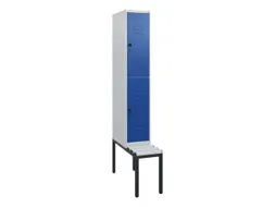 Dubbeldekse dekenkist,HxBxD 1950x300x815mm,1x2vak.,vak B 300mm