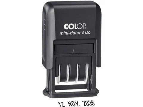 stempel mini-dater S120N, Nederlands