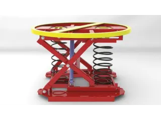 Draaibare Schaarheftafel,Draagverm. 2000Kg,Draaiplatform - 1