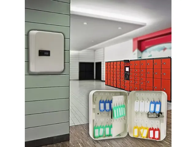 Armoire à clés serrure à combinaison 30 clés blanc