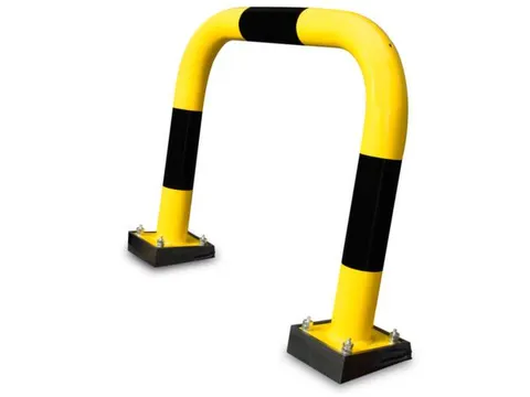 aanrijdbeschermingsbeugel,v. buiten,HxB 1240x1000mm,geeft mee,staal