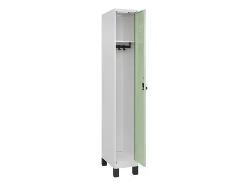 locker,HxBxD 1950x300x500mm,1vak,vak B 300mm,draaigrendel,voeten