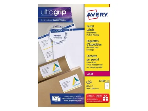 Verzendetiket Avery QuickPeel L7167-100 199.6x289.1mm Wit 100 stuks