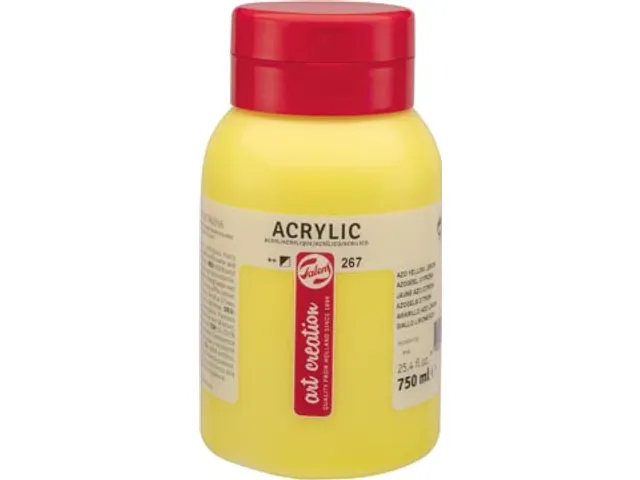 Art Creation acrylverf 750 ml azogeel citroen
