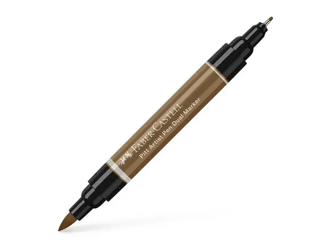 Tekenstift Faber-Castell Pitt Artist Pen duo marker 180 amber