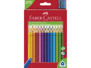 kleurpotlood Faber-Castell Jumbo driekantig etui à 30 stuks - 2