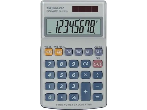 zakrekenmachine EL-250S