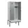locker met bank,HxBxD 1950x800x815mm,2vak,vak B 400mm,draaigrendel