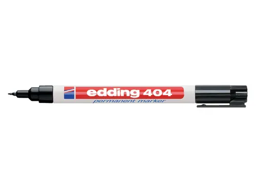 Viltstift edding 404 rond zwart 0.75mm