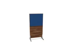 scheidingswand,HxB 1545x800mm,NP-tiepolo nut,BN6016-blauw