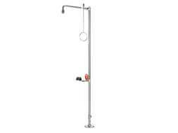 Plens-/Oogdouche,2Sproeikoppen Vast,50L/Min,Aansluiting 1 1/4 Inch Bin