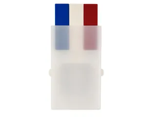 Schminkstick rood/ wit en blauw - 3