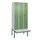 locker met bank,HxBxD 2120x900x815mm,3vak,vak B 300mm,draaigrendel